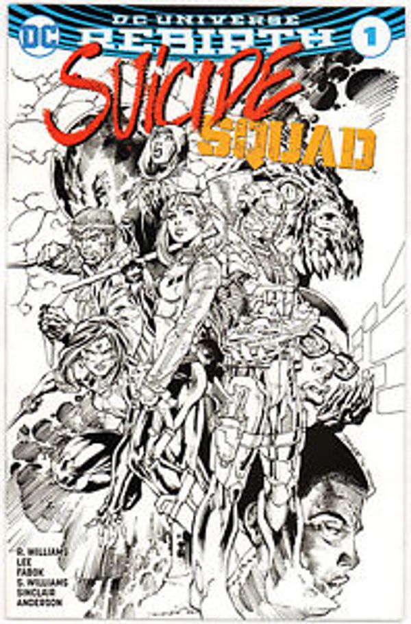 Suicide Squad #1 (Diamond Retailer Sketch Variant)