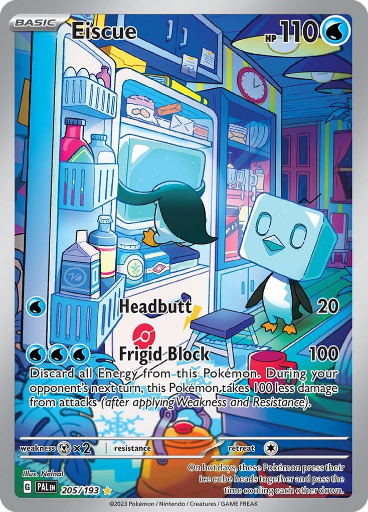 Eiscue (205/193) - Paldea Evolved Pokémon Card