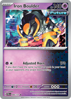 Iron Boulder (46/131) - Prismatic Evolutions (Master Ball Reverse Holo)