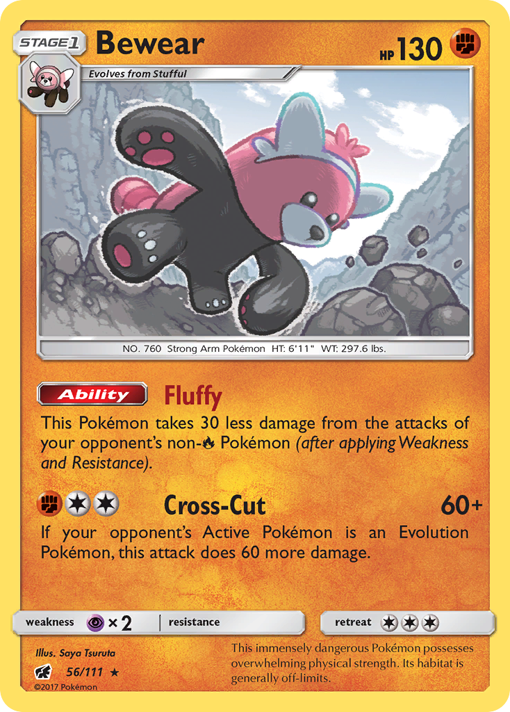 Bewear (56/111) - Crimson Invasion Pokémon Card