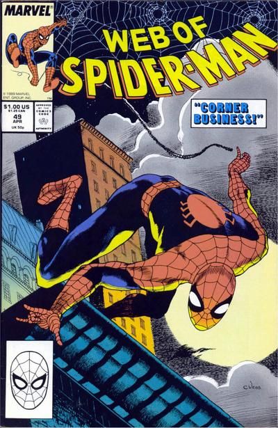 Web of Spider-Man #49 Comic