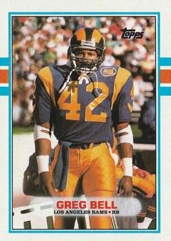 Greg Bell 1989 Topps #127 Sports Card