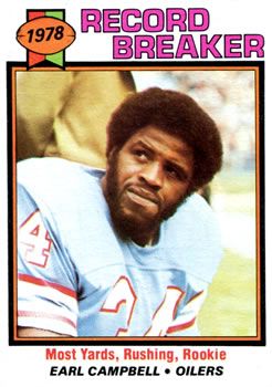 Earl Campbell 1979 Topps #331 Sports Card