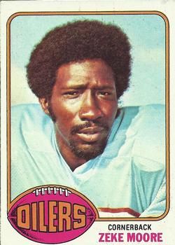Zeke Moore 1976 Topps #82 Sports Card