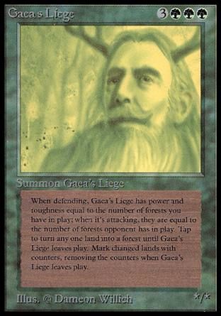 Gaea's Liege (Beta) Trading Card