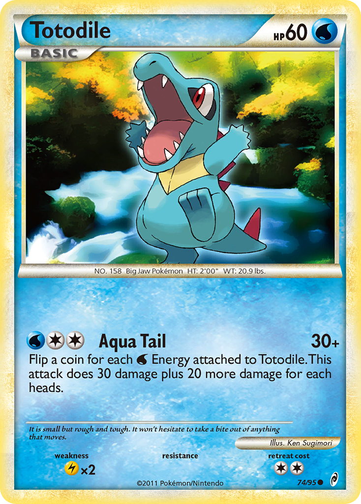 Totodile (74/95) - Call of Legends Pokémon Card