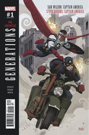 Generations: Sam Wilson & Steve Rogers Captain America #1 (Rivera Variant)
