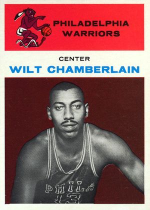 Wilt Chamberlain 1961 Fleer #8
