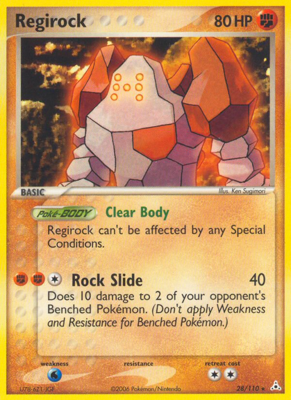 Regirock (28/110) - Holon Phantoms Pokémon Card