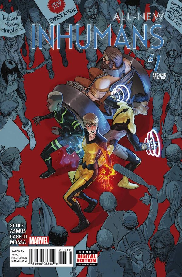 All New Inhumans #1 (2nd Printing)