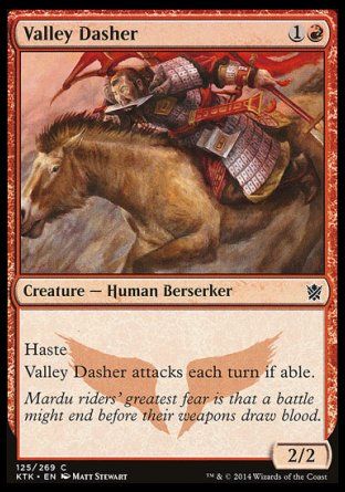 Valley Dasher (Khans of Tarkir) Trading Card