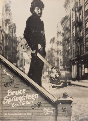 Bruce Springsteen Born to Run 3-D Promotional Poster 1975