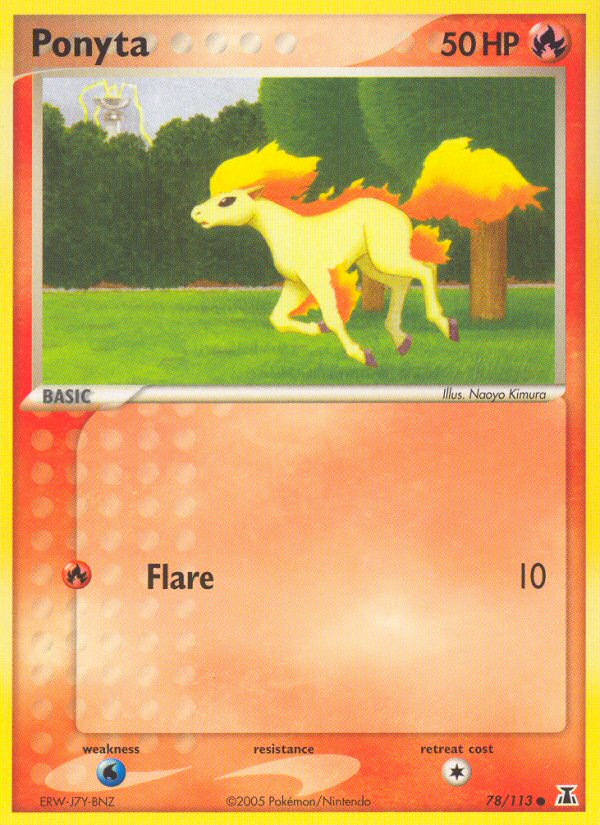 Ponyta (78/113) - Delta Species Pokémon Card