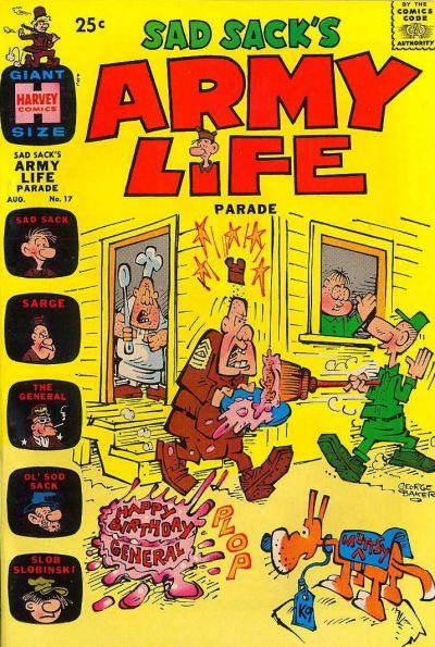 Sad Sack's Army Life Parade #17 Comic