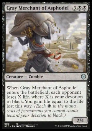 Gray Merchant of Asphodel (Starter Commander Decks) Trading Card