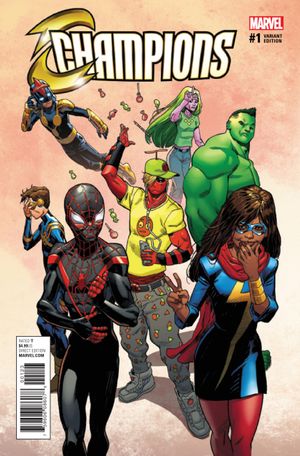 Now Champions #1 (Mike Hawthorne Deadpool Variant)