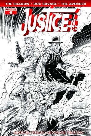 Justice Inc #6 (15 Copy Syaf B&amp;w Cover)