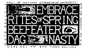 Embrace & Dag Nasty Hall of Nations 1985