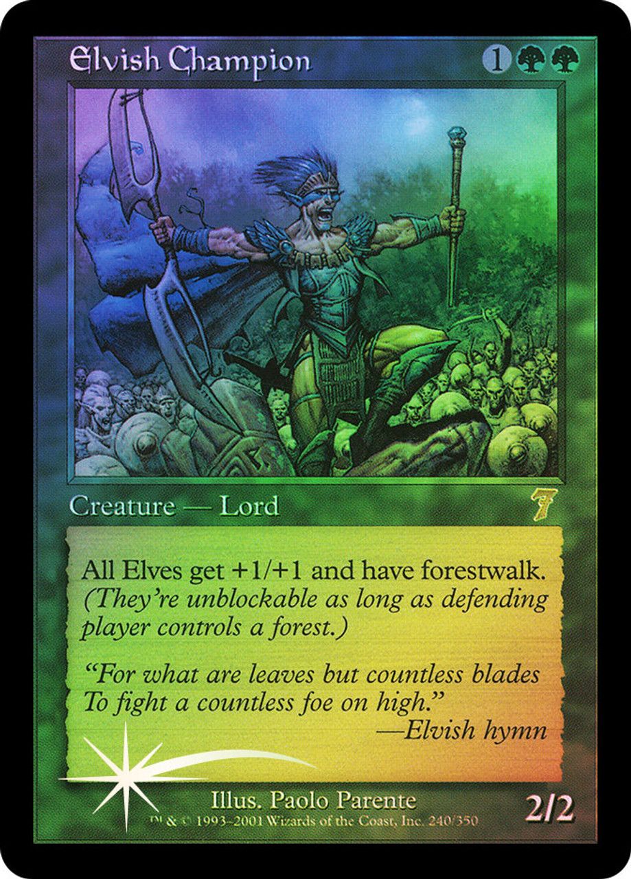 Elvish Champion (7th Edition - Foil) Trading Card