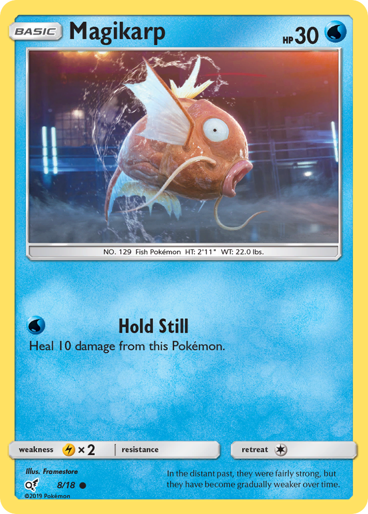 Magikarp (8/18) - Detective Pikachu Pokémon Card