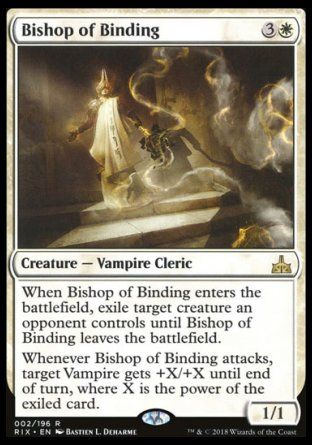 Bishop of Binding (Rivals of Ixalan) Trading Card