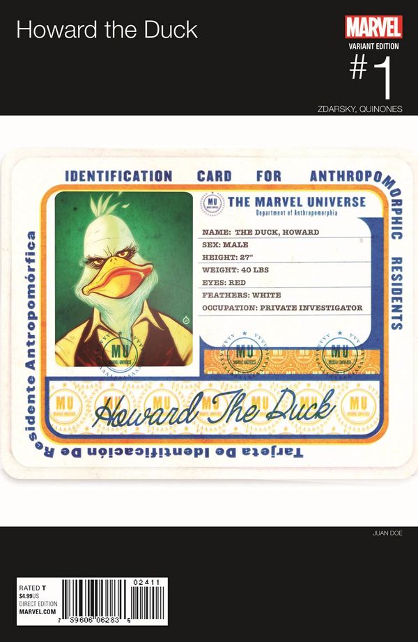 Howard The Duck #1 (Doe Hip Hop Variant)
