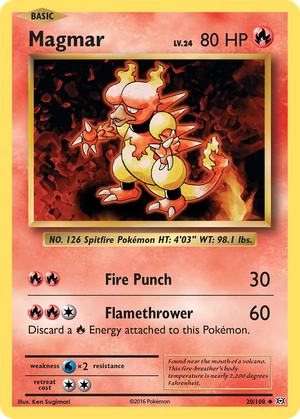 Magmar (20/108) - Evolutions (Reverse Holo)