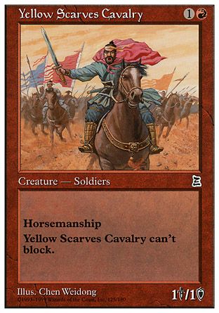 Yellow Scarves Cavalry (Portal Three Kingdoms) Trading Card