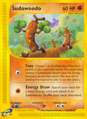 Sudowoodo (36/147) - Aquapolis