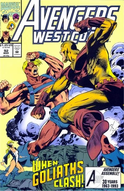 Avengers West Coast #92 Comic