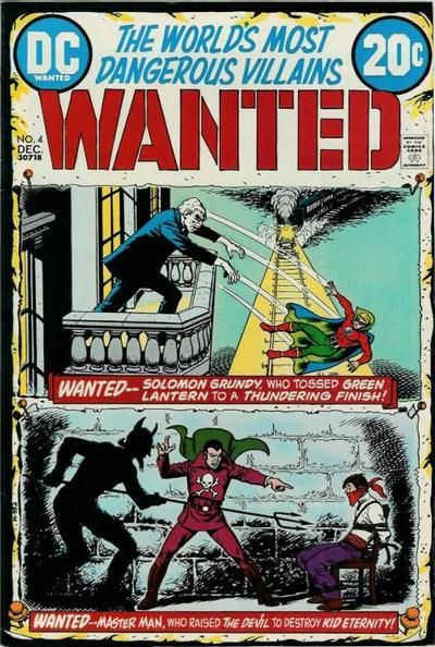 Wanted. The World's Most Dangerous Villains #4 Comic