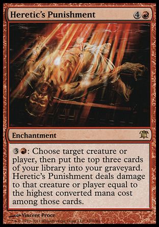 Heretic's Punishment (Innistrad) Trading Card