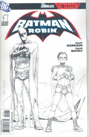Batman and Robin #1 (Frank Quitely Sketch Variant Cover)