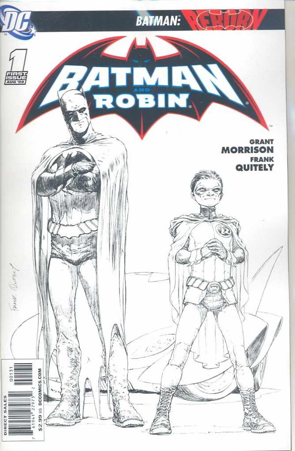Batman and Robin #1 (Frank Quitely Sketch Variant Cover)