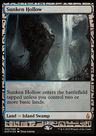 Sunken Hollow (Zendikar Expeditions) Trading Card