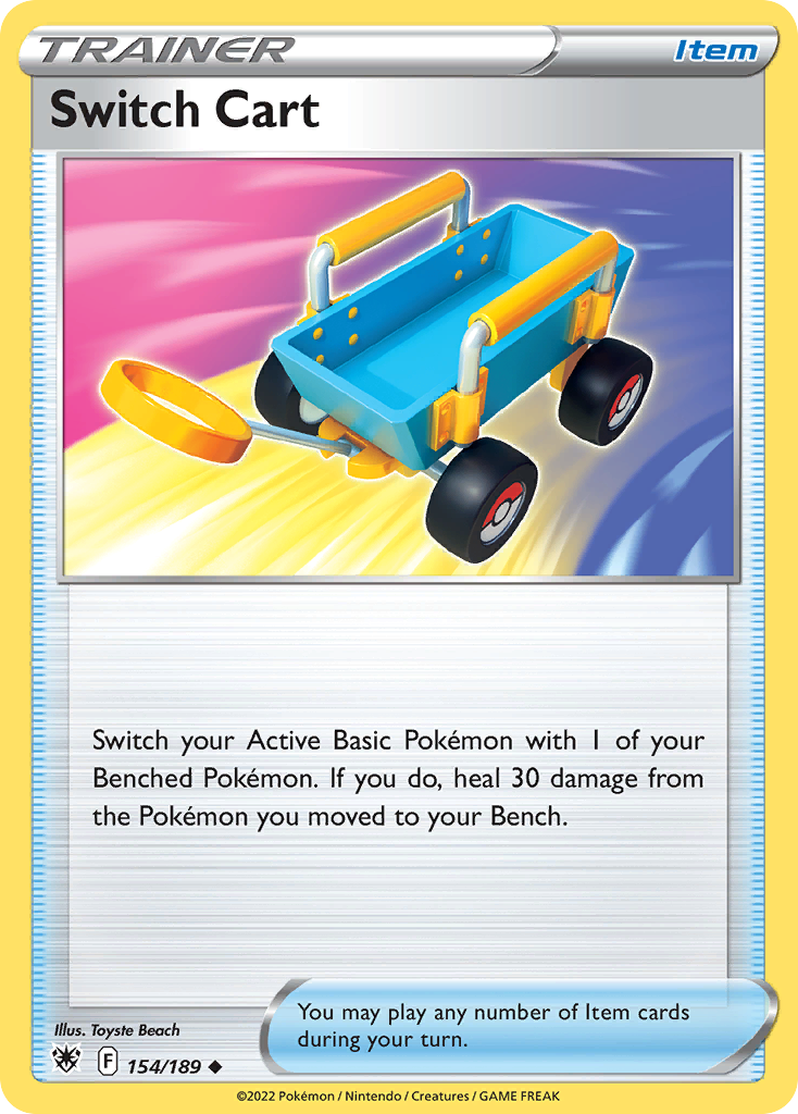 Switch Cart (Trainer: Item) (154/189) - Astral Radiance Pokémon Card