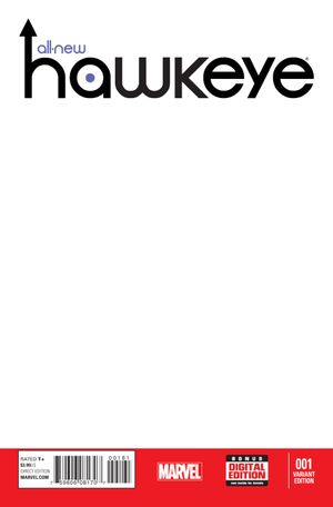 All New Hawkeye #1 (Blank Variant)