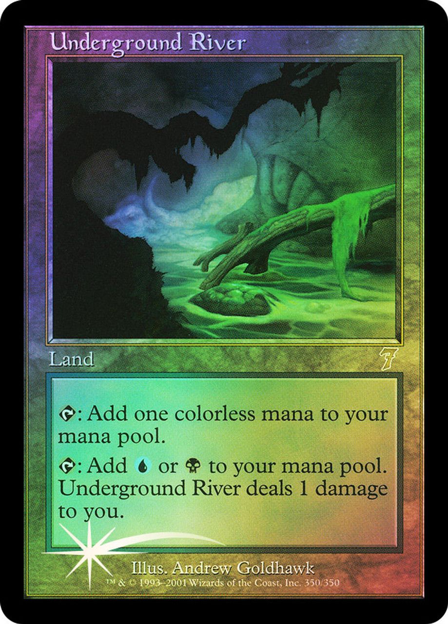 Underground River (7th Edition - Foil) Trading Card