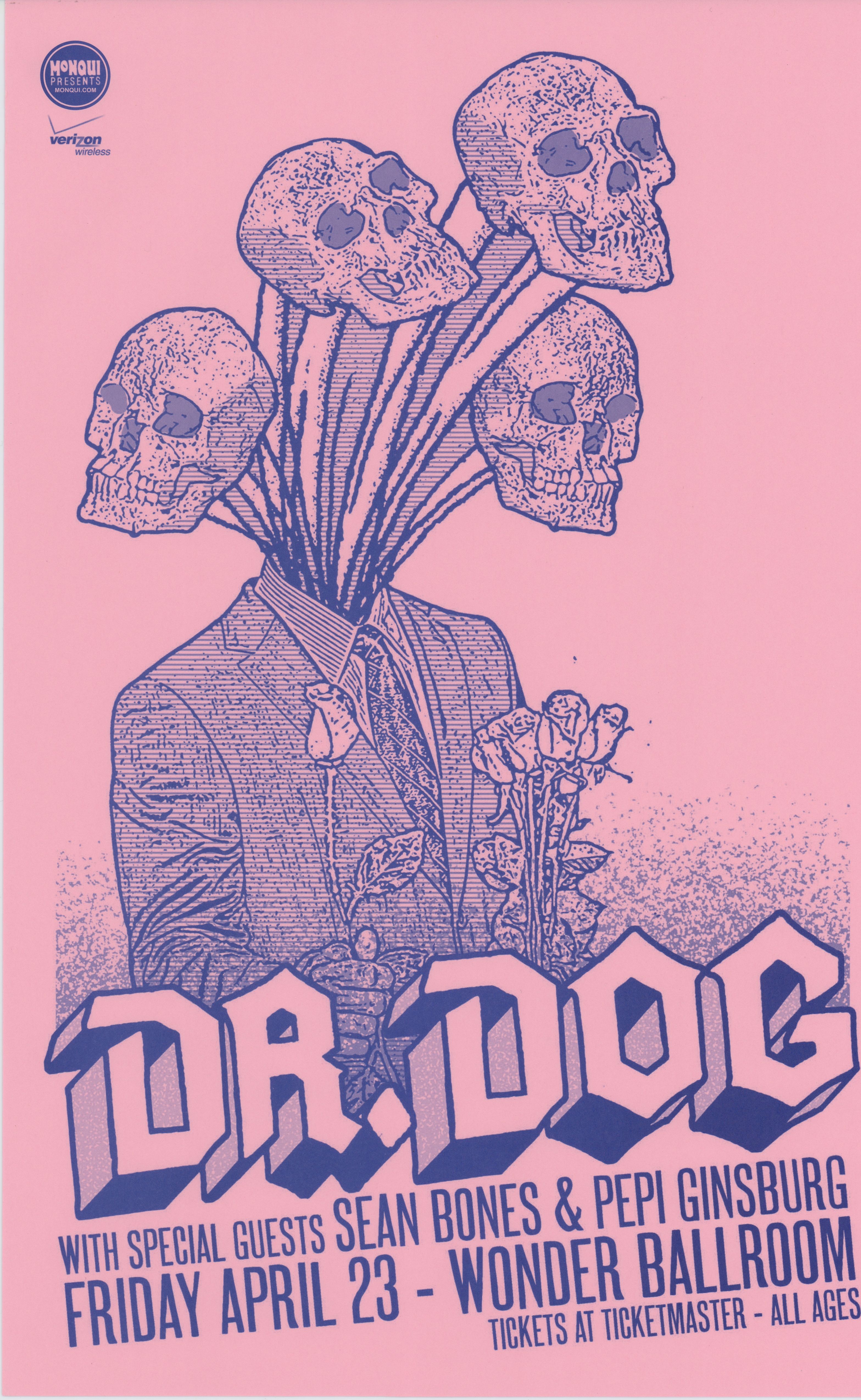 MXP-150.11 Dr Dog Wonder Ballroom 2010 Concert Poster