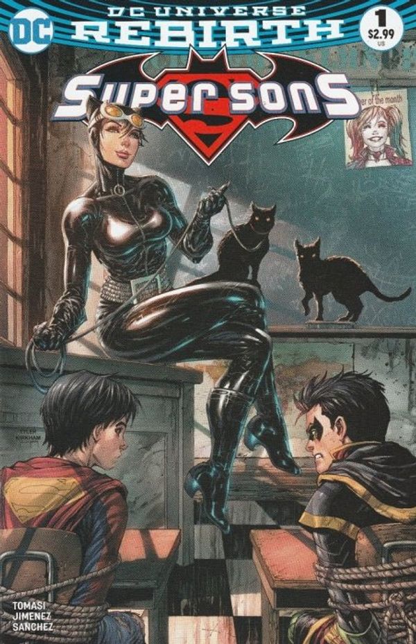 Super Sons #1 (Unknown Comics Catwoman Detention Variant)