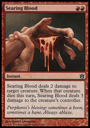 Searing Blood (Born of the Gods) Trading Card