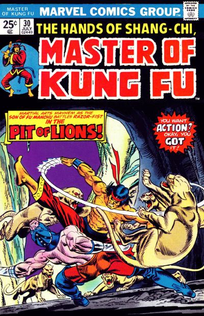 Master of Kung Fu #30 Comic