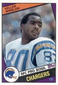 Kellen Winslow 1984 Topps #186 Sports Card