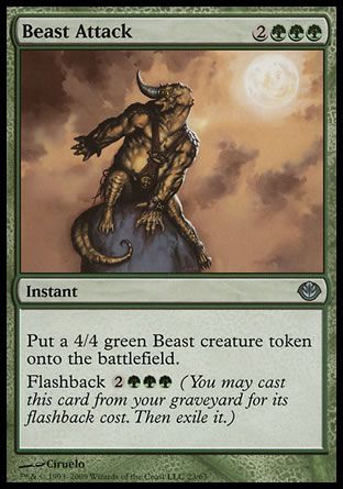 Beast Attack (Garruk vs. Liliana) Trading Card