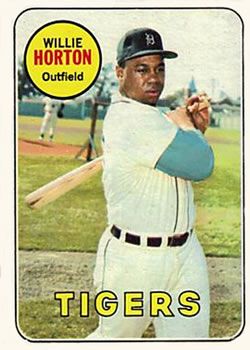 Willie Horton 1969 Topps #180 Sports Card