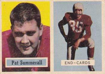 Pat Summerall 1957 Topps #14 Sports Card