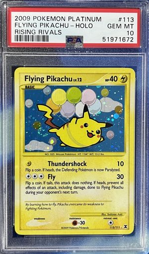 Flying Pikachu (113/111) - Rising Rivals