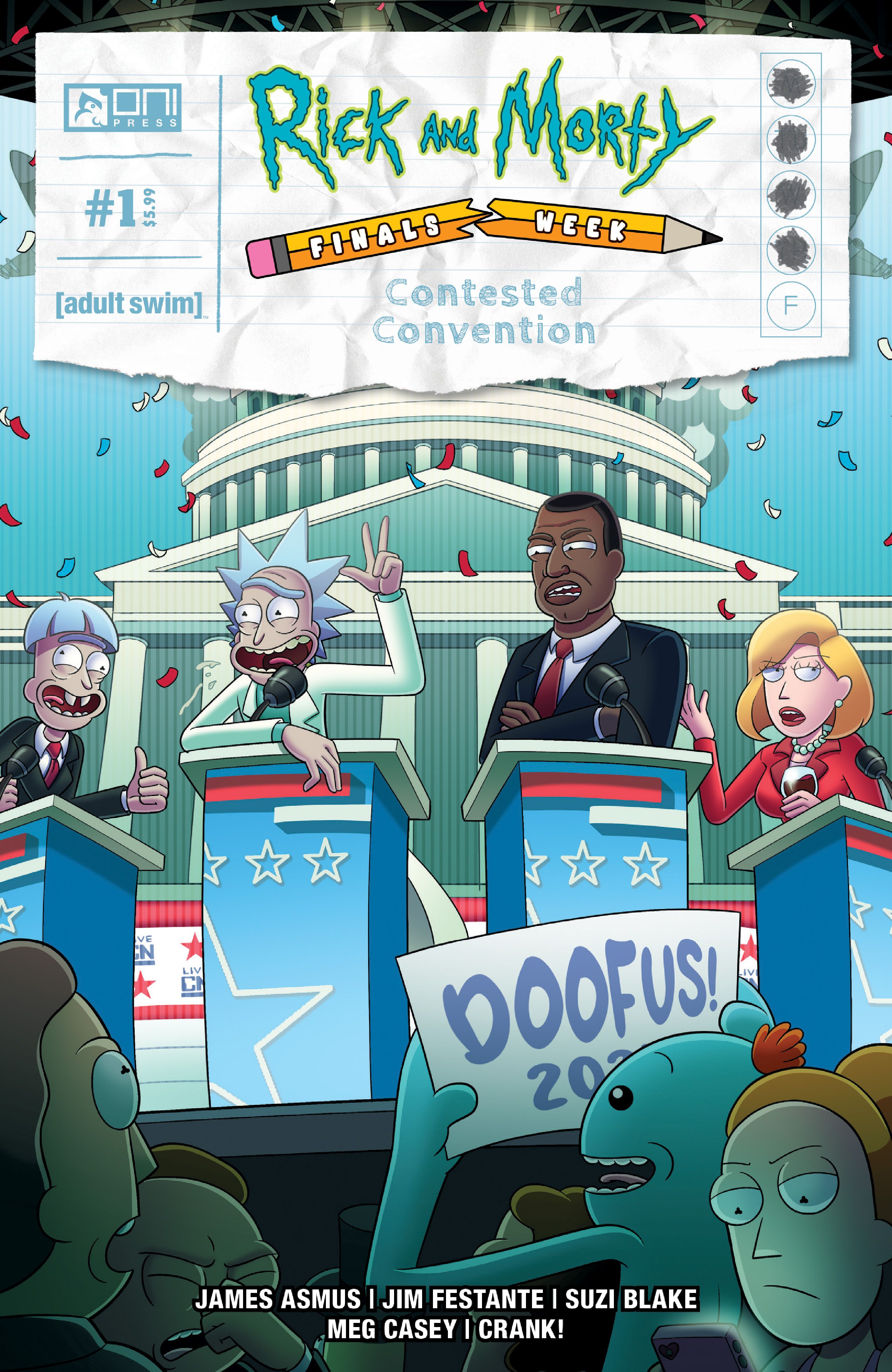 Rick And Morty Finals Week Contested Convention #1 Comic