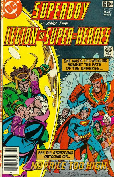 Superboy and the Legion of Super-Heroes #237 Comic