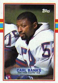Carl Banks 1989 Topps #168 Sports Card